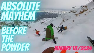 Absolute Mayhem before the Powder at Whistler ...