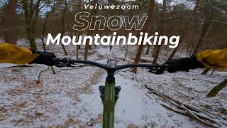 Snowy Shooting Mountain in