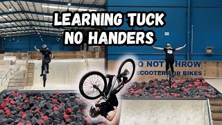 Learning TUCK NO HANDERS at Ramp World Cardiff