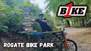 Riding with a Celebrity at ROGATE Bike Park!