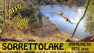 tuffo nel lago a IMPRUNETA - SORRETTOLAKE #mtb...