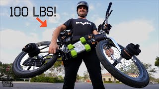 Is It Possible To Bunny Hop A 100lbs BMX Bike?!