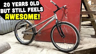 Riding the lightest bike I've ever built and...