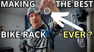 An Amazing Space Saving Sliding Bike Rack