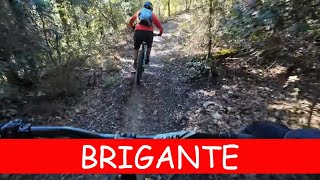 MTB Monte Morello 09.12.2023 sentiero IL BRIGANTE