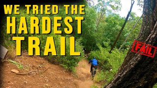 We FAILED one of the hardest bike trails in...