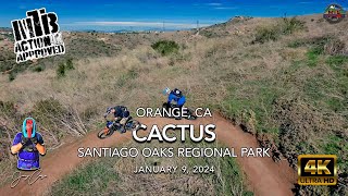 MTB Riding Cactus Canyon At The Oaks, January...