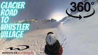 Thrilling Ride down Glacier Road: to Whistler...