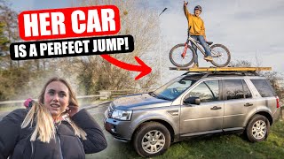 THE PORTABLE MTB CAR JUMP!!