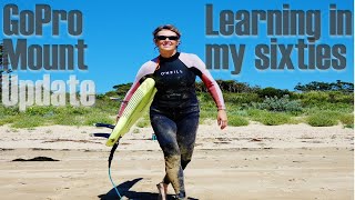 Beginner surfing - Learning in my sixties -...