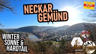 NECKARGEMÜND bei Heidelberg: mit Hardtail auf...
