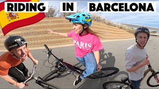 MTB IN BARCELONA WITH ALL THE PRO RIDERS!