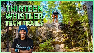 13 of Whistler's Funnest Tech Trails -...