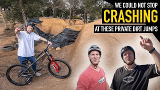 PRO RIDERS COULD NOT STOP CRASHING AT PRIVATE...