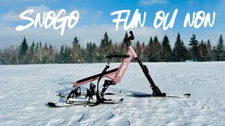 On essaie le SnoGo au Massif de Charlevoix