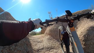 Riding Sidewinder Trail at Browns Ranch