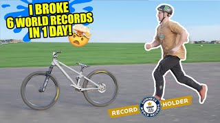 I BROKE 6 IMPOSSIBLE BICYCLE WORLD RECORDS IN...