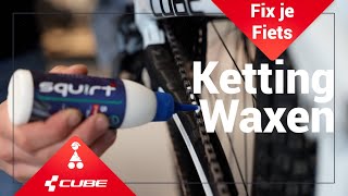 Zo wax je de ketting van je mountainbike //...