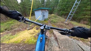 AF Line on Radar Hill - top to bottom run w/ drop