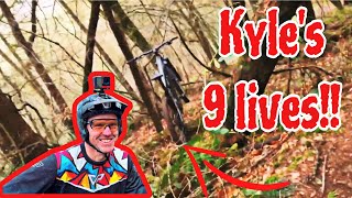KYLE AND HIS 9 MTB LIVES!!!