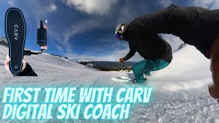 First Time with CARV Digital Ski Coach
