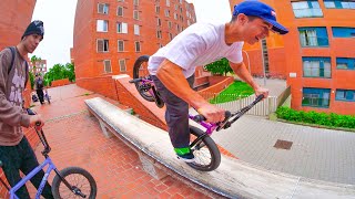 COSTA RICAN BMX PRO DOES WORLDS FIRST TRICK