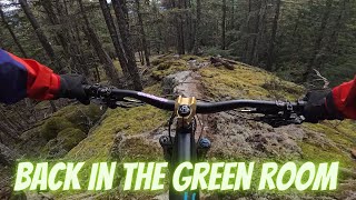 Back in the Green Room in Squamish BC