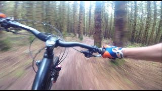 Glentress MTB trails with a dodgy gimbal
