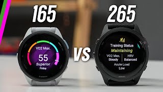 Garmin Forerunner 165 vs Forerunner 265...