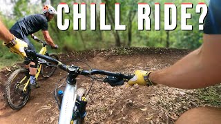 These rides never end up being chill...