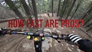 Can I Keep Up With Pro Racers? DH Laps on...