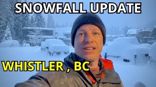 A Quick Whistler Driveway Snowfall Update