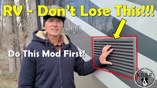 RV Fridge Vent Mod  - Don't Lose Your Fridge Vent!
