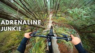 Crazy Speed Down the Gnarliest Mountain Bike...