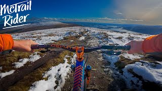 A Snowy Descent Down Ben Lomond