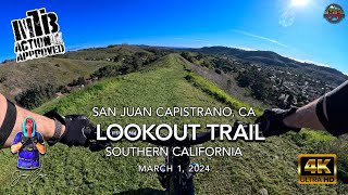 MTB Riding Lookout Trail, March 1, 2024...