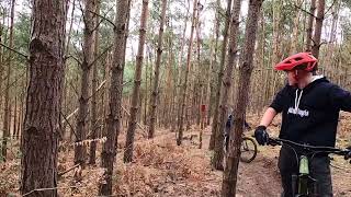 Red trail at Woburn mtb trails.. definitely...