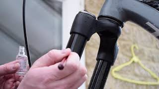 Repairing Fork Stanchion Damage