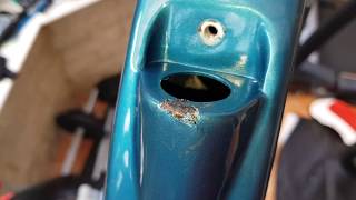 Carbon Fibre Frame Repair with Nail Varnish -...