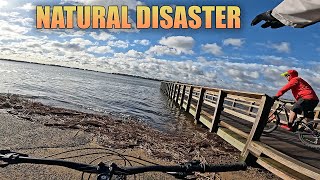Hartshorne Woods Got Flooded With Ocean Water