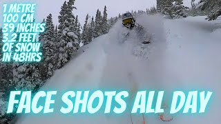 Face Shots All Day at Whistler with 1 Metre of...
