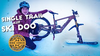 E-Bike zum SKI-DOO umgebaut | Fahrrad Snowmobil