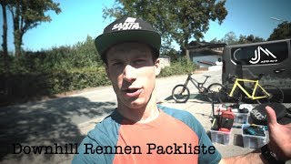 MTB Downhill Rennen Packliste | Was musst du...