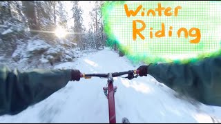 Winter Mountain Biking (in -12°)
