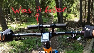Trying my local black trail with no ride arounds!