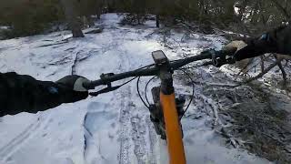 Snowy downhill