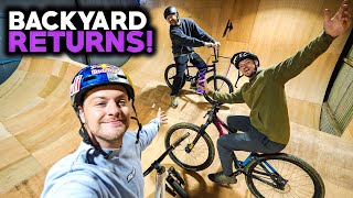RETURNING TO THE BACKYARD BUILD AND PIT BIKE...