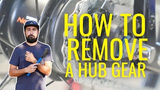 How to remove a hub gear wheel from your bike