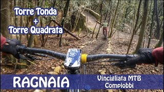 discesa da Torre Tonda verso Torre Quadrata e...