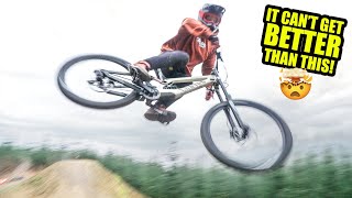 RIDING MY NEW DOWNHILL BIKE COULDN'T GET ANY...